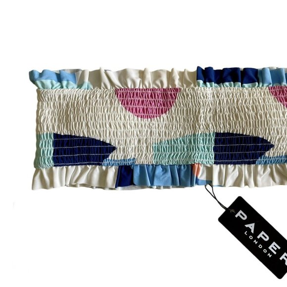 Paper London Iris Bikini Bandeau Top Seven Wonders Size L NWT - Picture 7 of 7